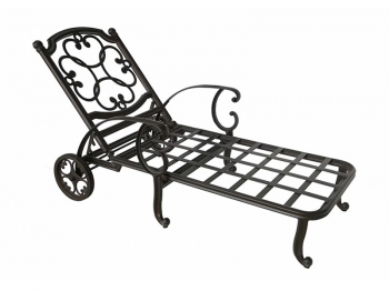 3096 Cast aluminum lounger