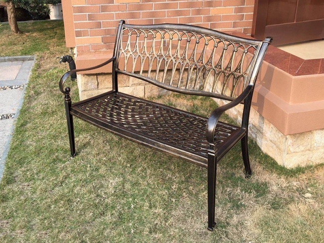 9457C cast aluminium bench